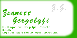 zsanett gergelyfi business card